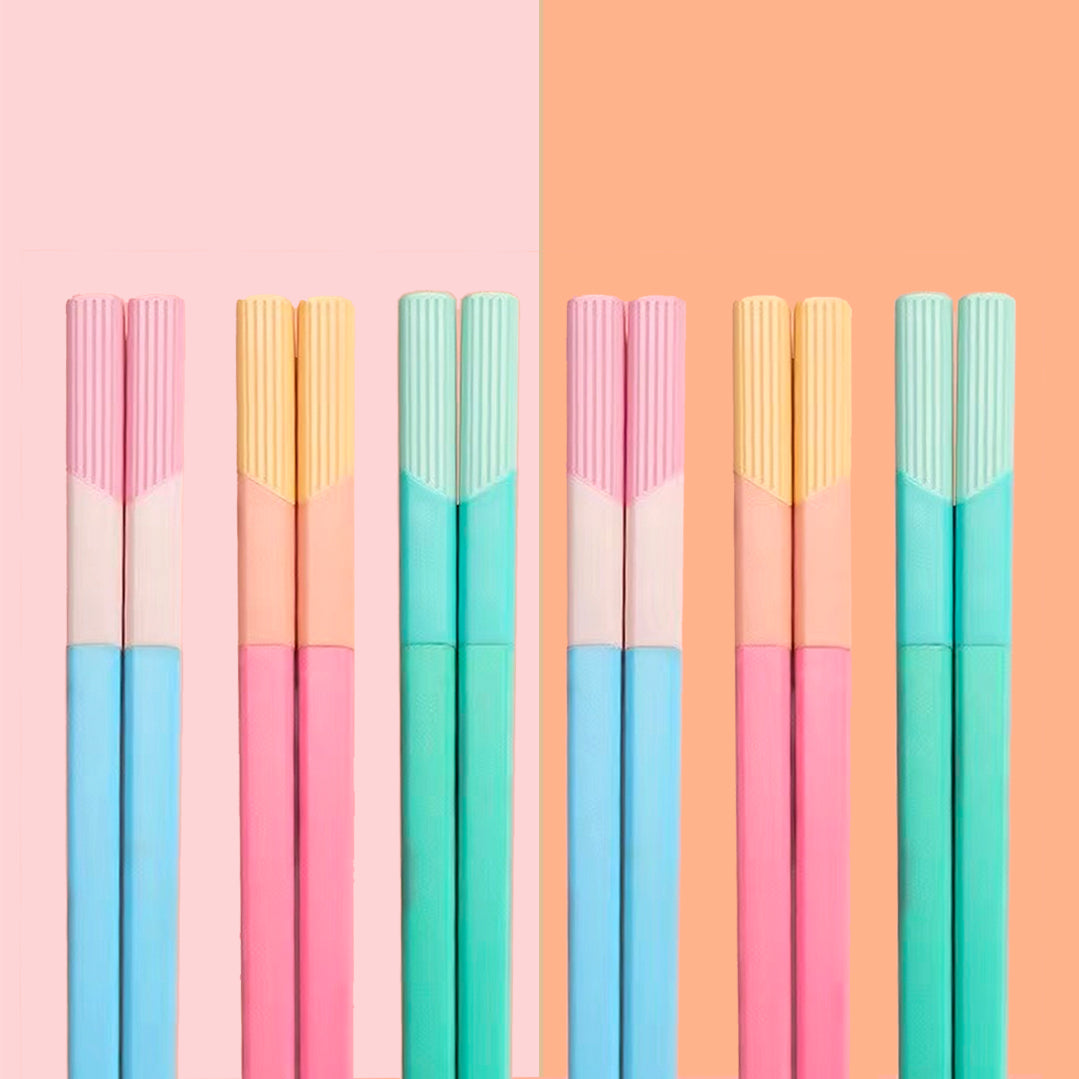 Macaroon Chopsticks Set (6) | The Linea Home | Kawaii Homeware