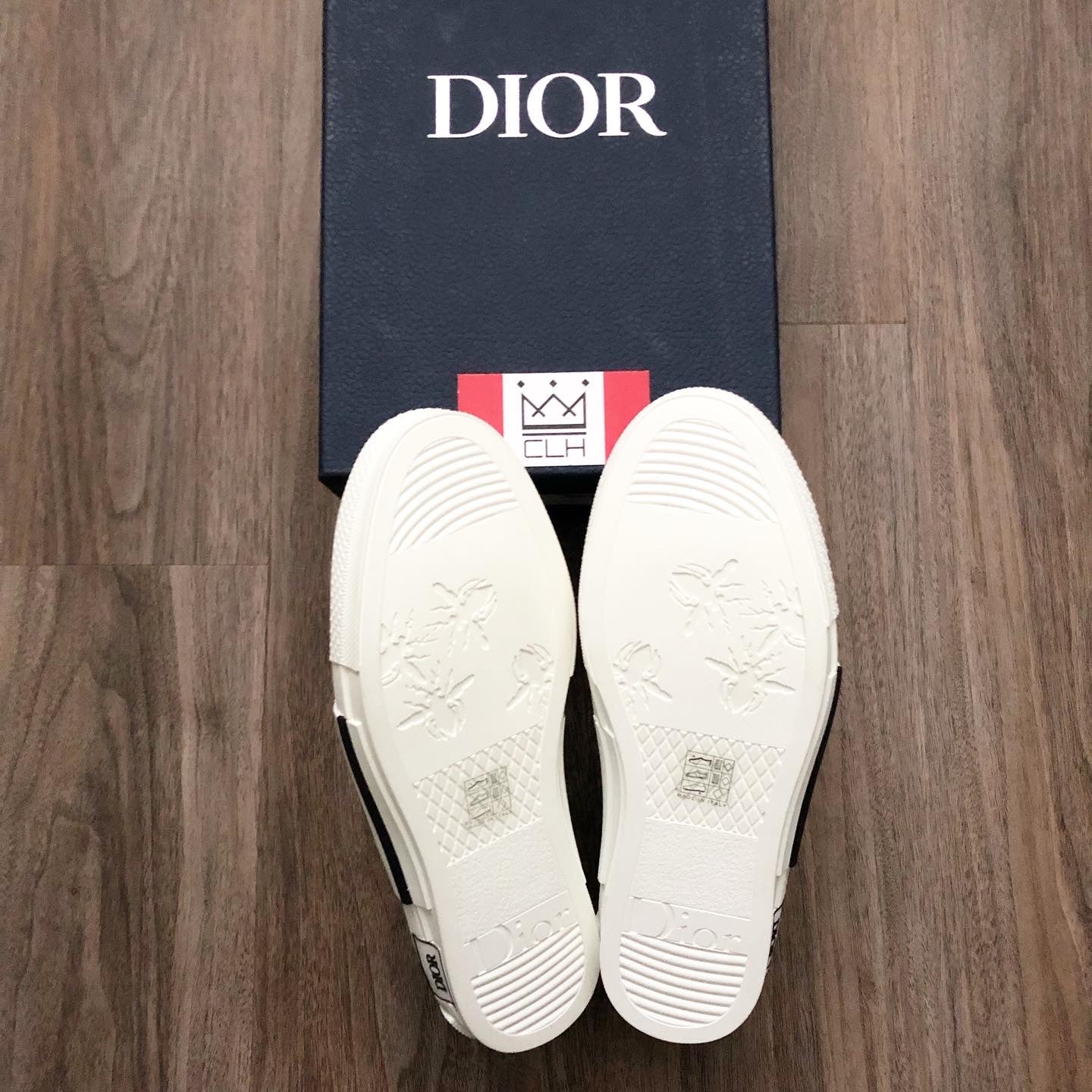 Dior  Shoes  Christian Dior Mens B23 Slipon Sneakers Oblique Kumo Fabric  Black  Poshmark