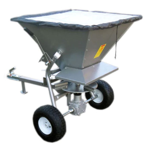 Towable salt spreaders