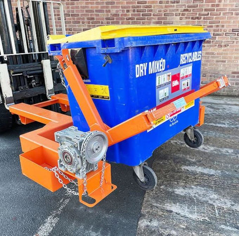 wheelie bin handler