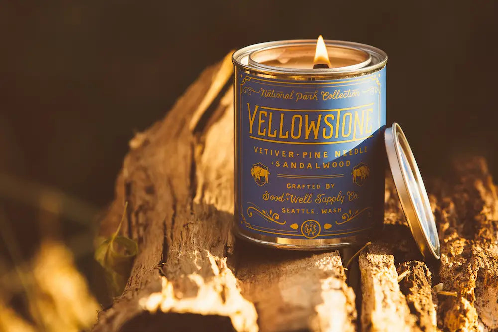 Yellowstone Wood Wick Candle (1/2 Pint)