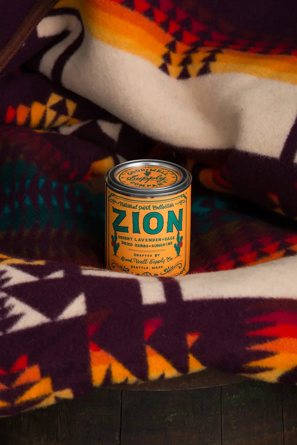 Zion Wood Wick Candle (1/2 Pint)