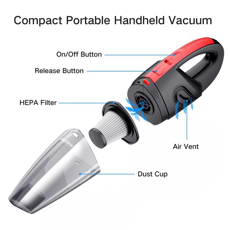 Compact Portable Handheld Vacuum