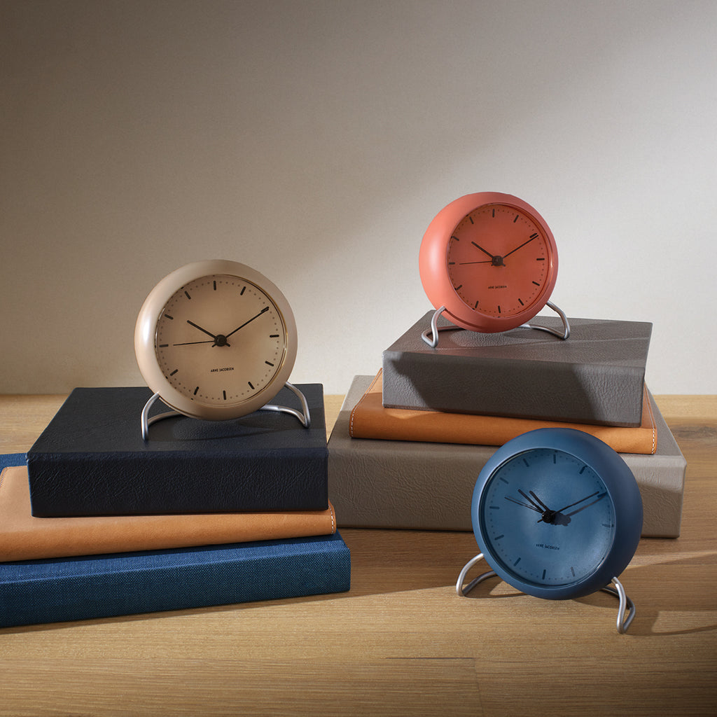 Arne Jacobsen Station Table Alarm Clock, 5 Color Variants – FJØRN