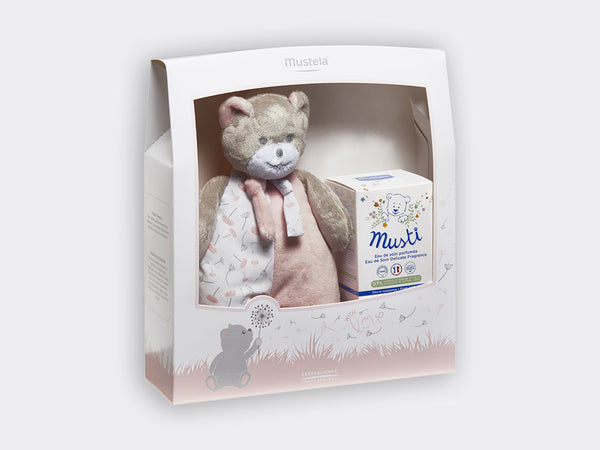 Coffret Naissance Bebe Fille Garcon Parfum Peluche Mustela