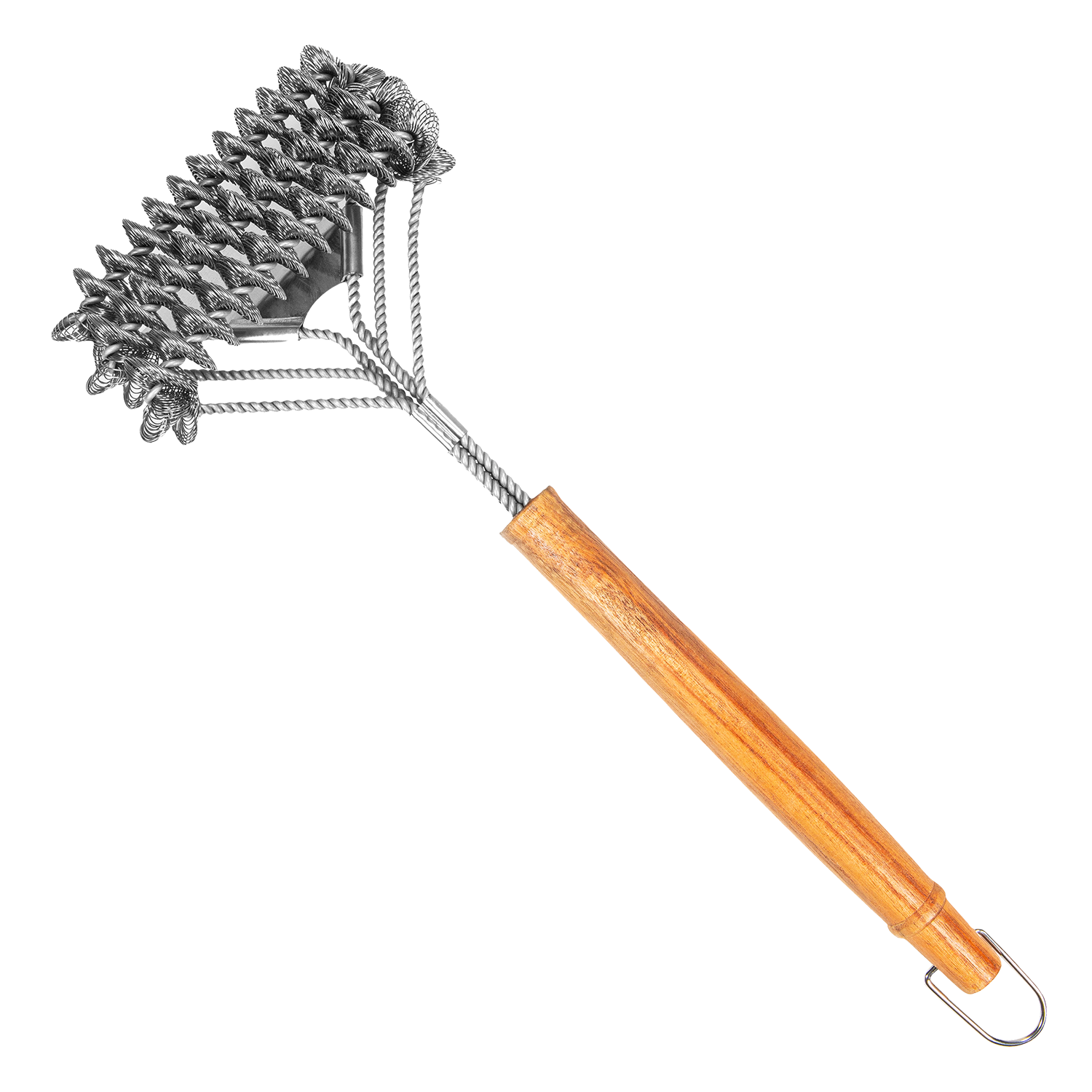 Stainless Steel Grill Scraper- Bbq Grill Cleaner Tool With Extended Ha –  Innovative Grill Solutions