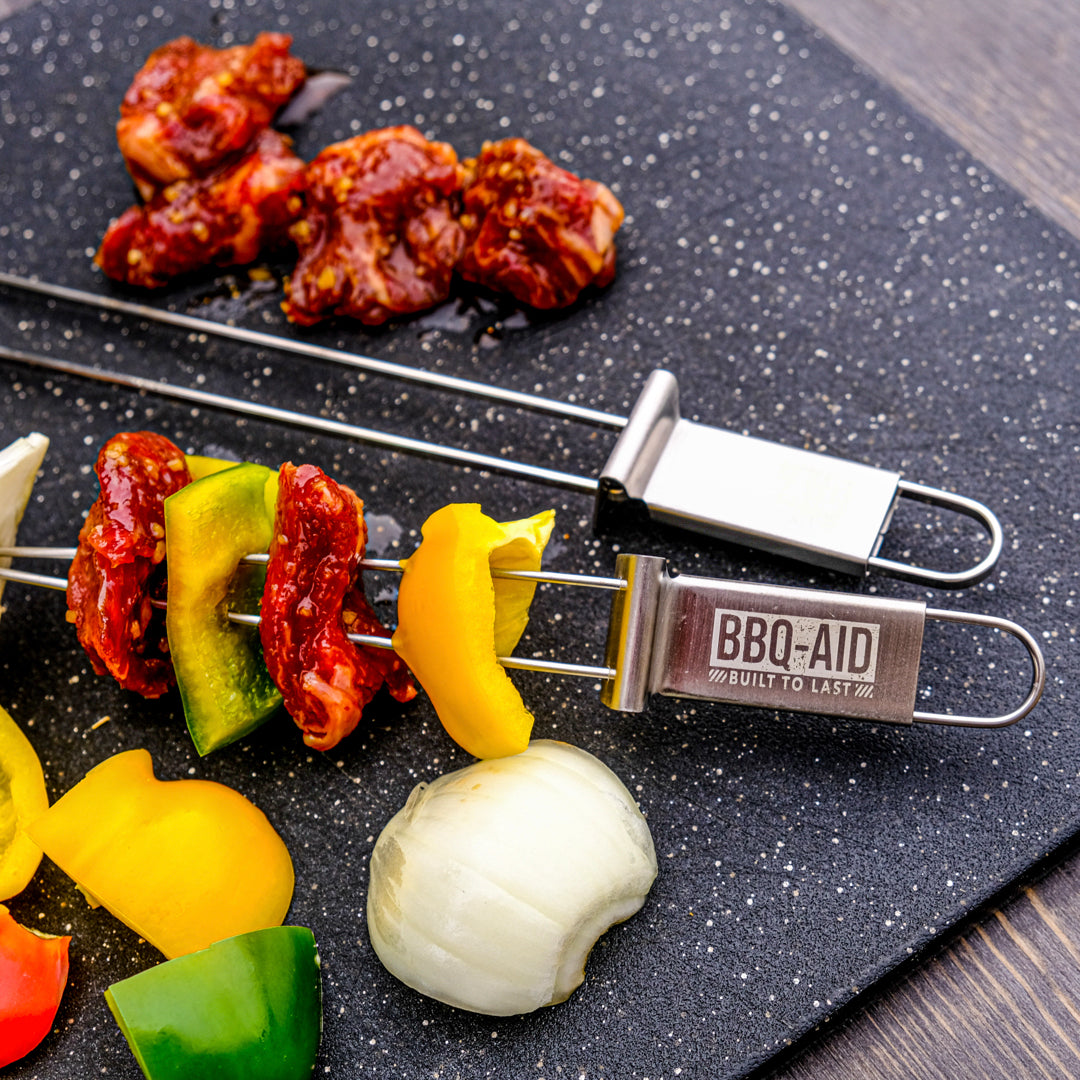 BBQ-Aid Grill Brush & Scraper - BBQCLEANINGBRUSHSTICKERLESS