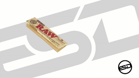RAW Organic Connoisseur King Size Slim Rolling Papers Animation by ESD