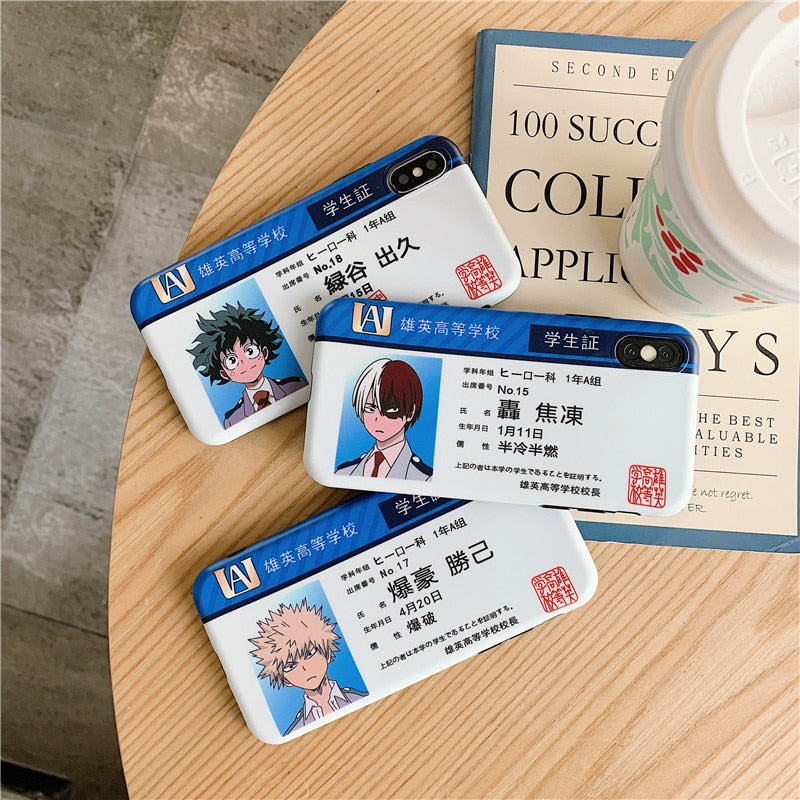 My Hero Academia Ua Id Card Phone Case