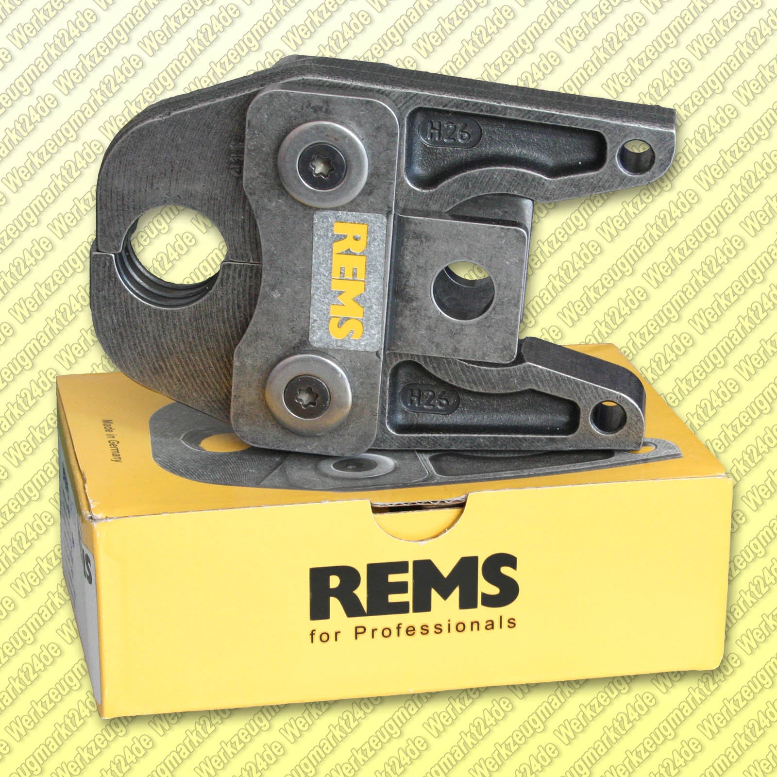 REMS 578010 - Mini-Press 22 V ACC Basic Pack (Steel Case) - REMS