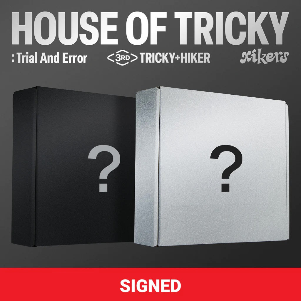 AUTOGRAPHED] Xikers - HOUSE OF TRICKY : Trial And Error [US Pop-Up 