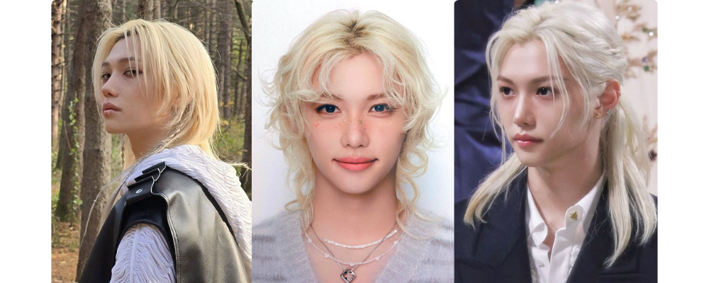 kpop idols with blonde hair