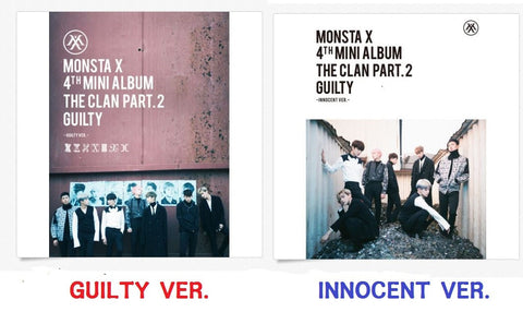 MONSTA X 4th Mini Album - The CLAN 2.5 Part.2 Guilty