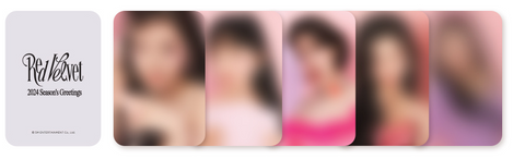 Red Velvet 2024 season's greetings photocard set