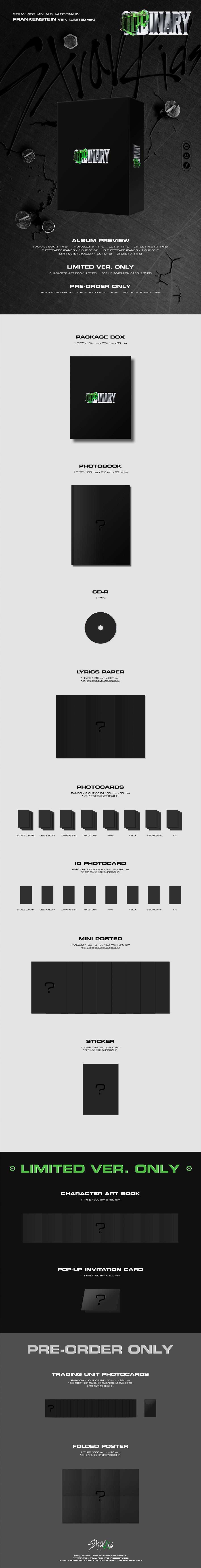 stray kids ordinary limited ver pre order