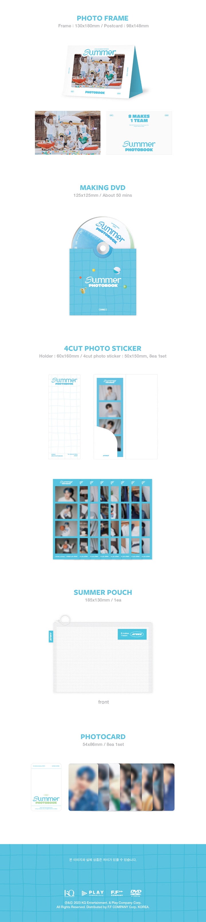 Ateez 2023 summer photobook