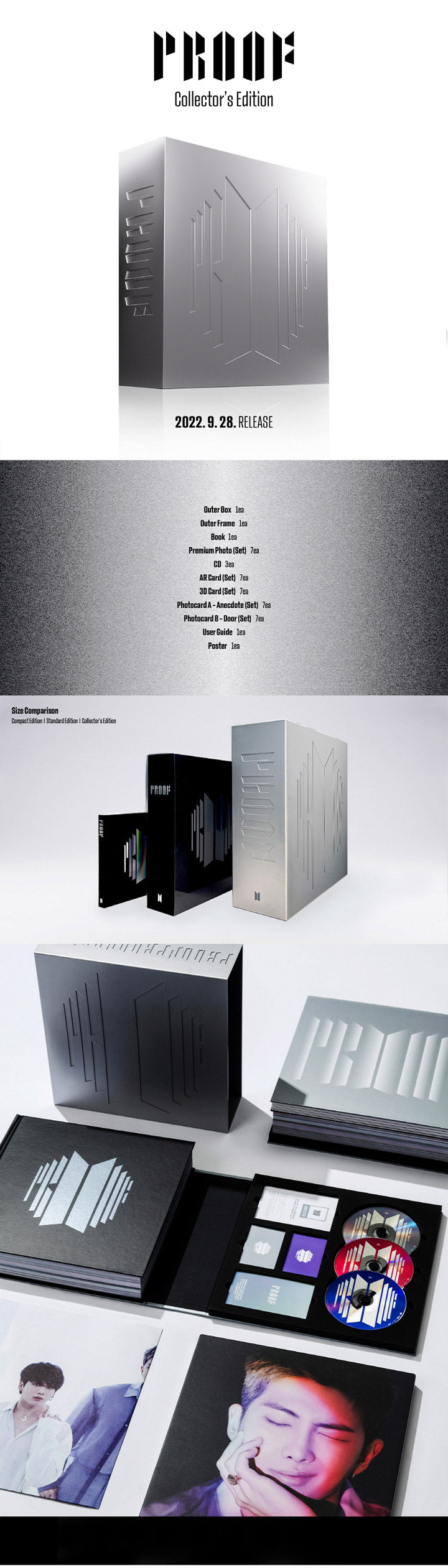 BTS Proof Collector's Edition 写真集＋CD＋BOX