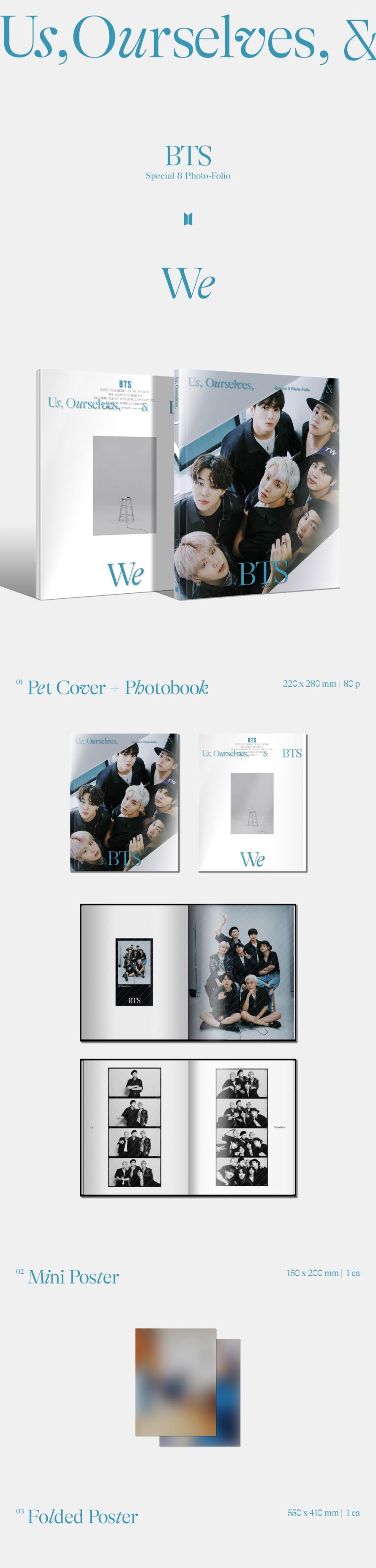 [PRE-ORDER] BTS Special 8 Photo-Folio Set [8pc/SET] + Pre-Order Gift