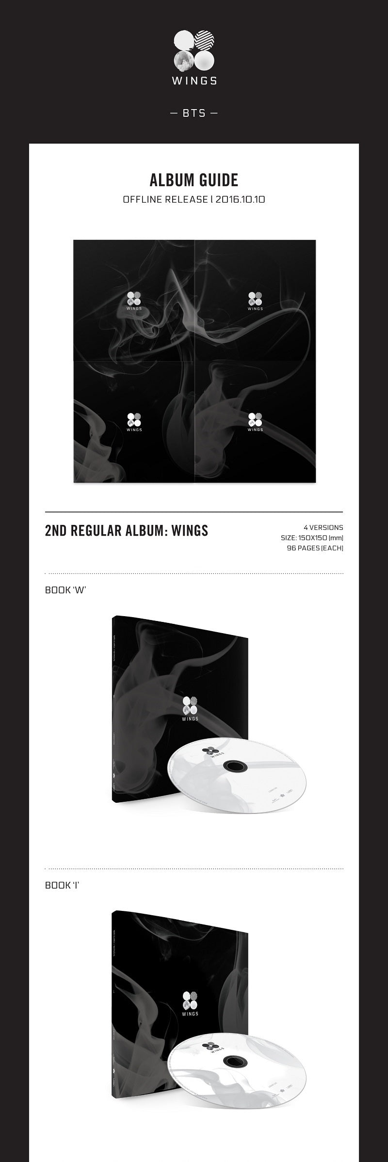 BTS Wings Album