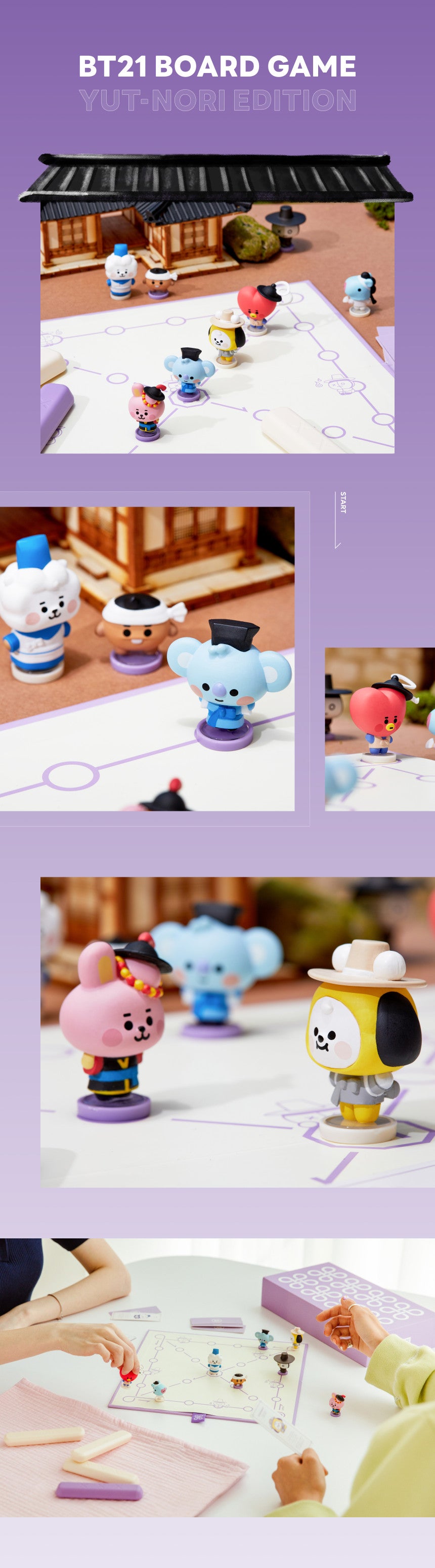 BT21 Board Game Yutnori Edition