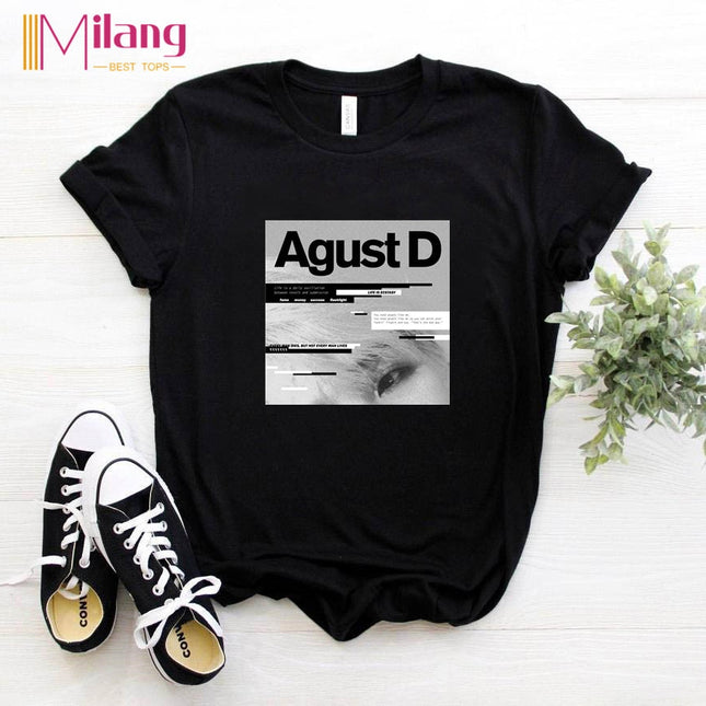 Agust D Album Cover White Hoodie – Kpop Exchange