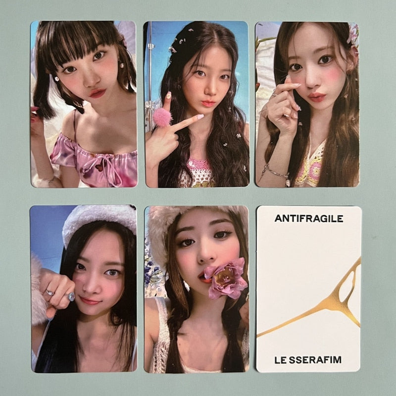 Le Sserafim Antifragile Photocards 5PCS/Set – Kpop Exchange