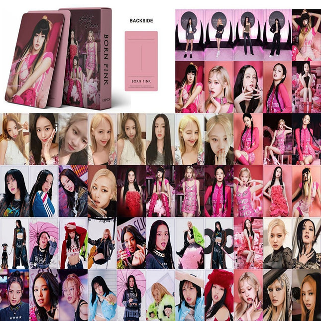 Blackpink Born Pink Photocards (55 Cards) – Kpop Exchange