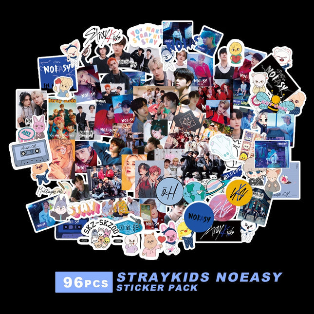 Stray Kids No Easy Album 96Pcs Sticker Pack – Kpop Exchange