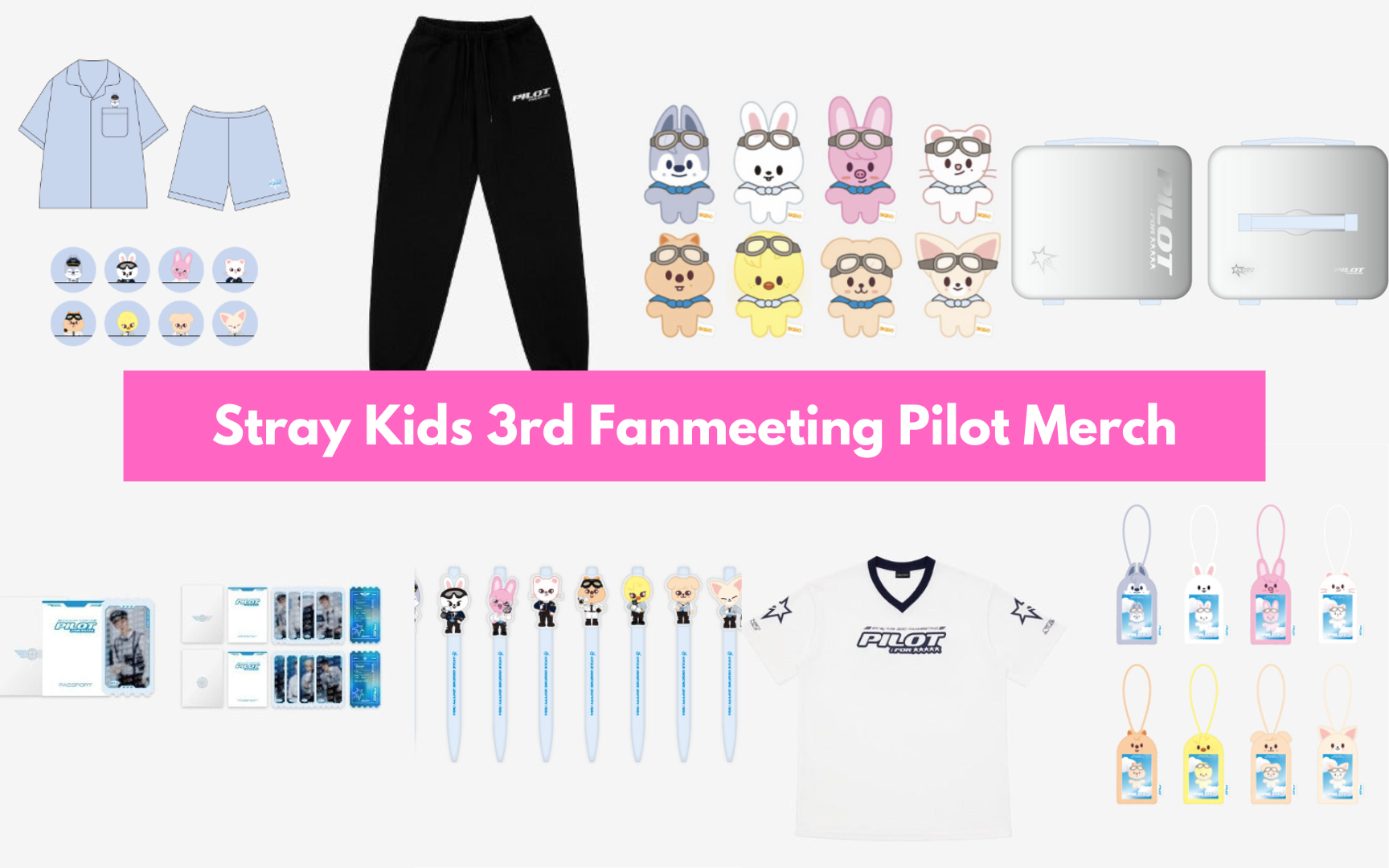 FIRST LOOK: Stray Kids 3rd Fanmeeting Pilot: For Merch – Kpop Exchange