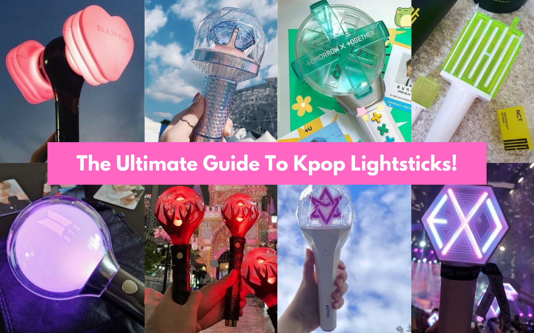Kpop lightstick guide