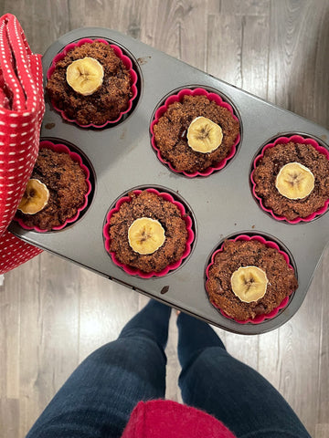 Double chocolate muffins