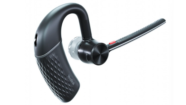 close up view of the Yealink BH71 earpiece
