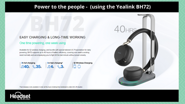 BH72 - Bluetooth Wireless Headset