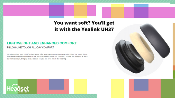 Exploded view of yealink uh37 earpiece