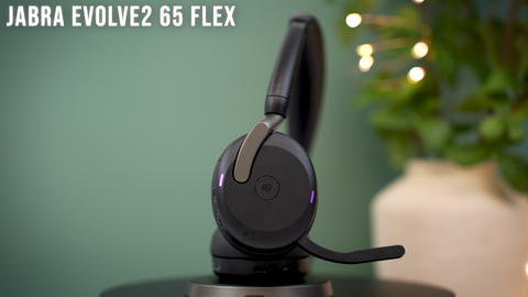 image of the Jabra Evolve2 65 Flex headset