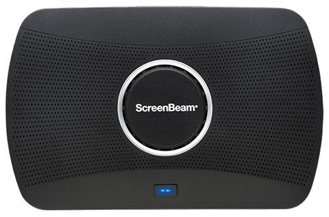 Close up shot of the Screenbeam screen sharing device