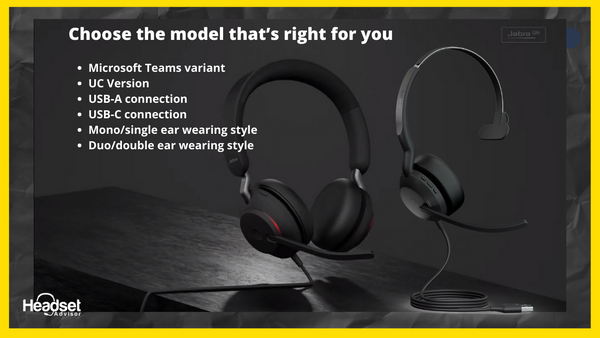 Jabra Evolve2 40 UC Mono Headset USB-C - 2 Yr Warranty - 24089-889-899 -  24089-889-899