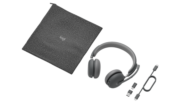 components of what's included when ordering a Logitech  Zone Wireless 2 headset
