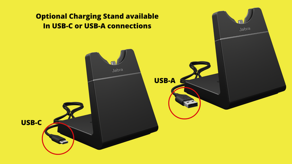 USB-A, and USB-C Engage 55 charging stands