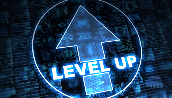 graphic saying Level Up