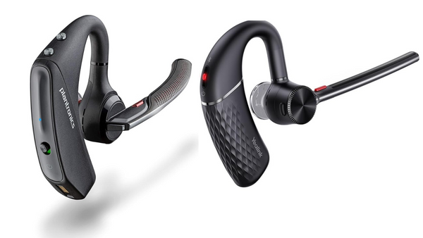 Poly Voyager 5200 side by side to Yealink BH71 Bluetooth wireless headsets