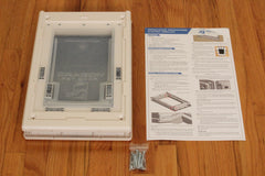 dragon pet door contents with stainless hardware and extra instructions