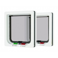 catmate manual cat flap pet doors side by side