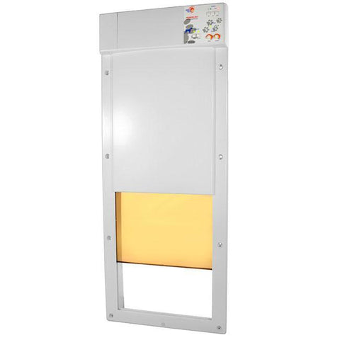 high tech automatic pet door for doors front view 