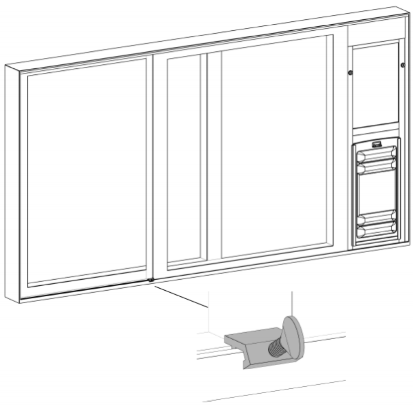 window clamp on horizontal sliding windows