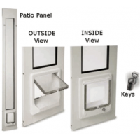 patio pacific thermo panel II with catwalk magnetic cat door