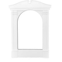 classy decorative pet door frame white