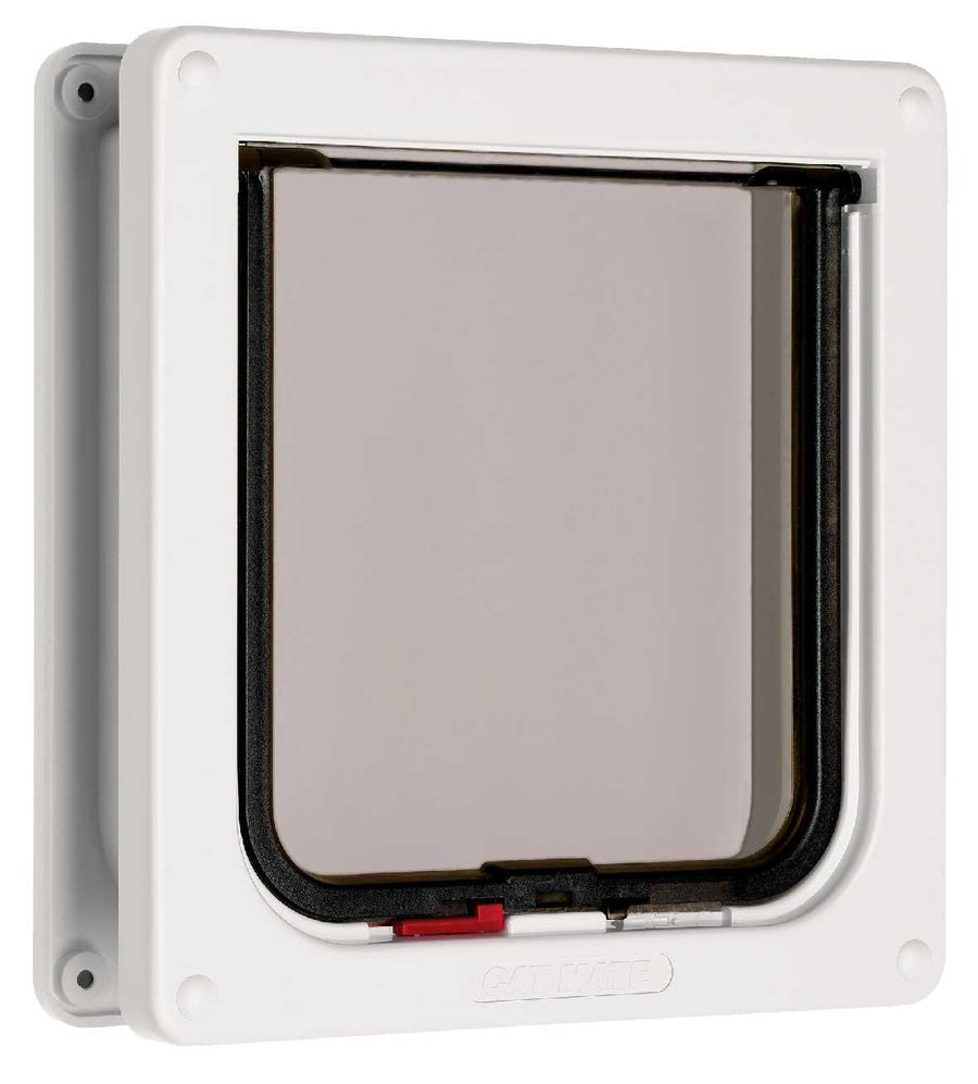 The Cat Mate 234 manual pet door is a non-motorized, secure, lockable pet door.