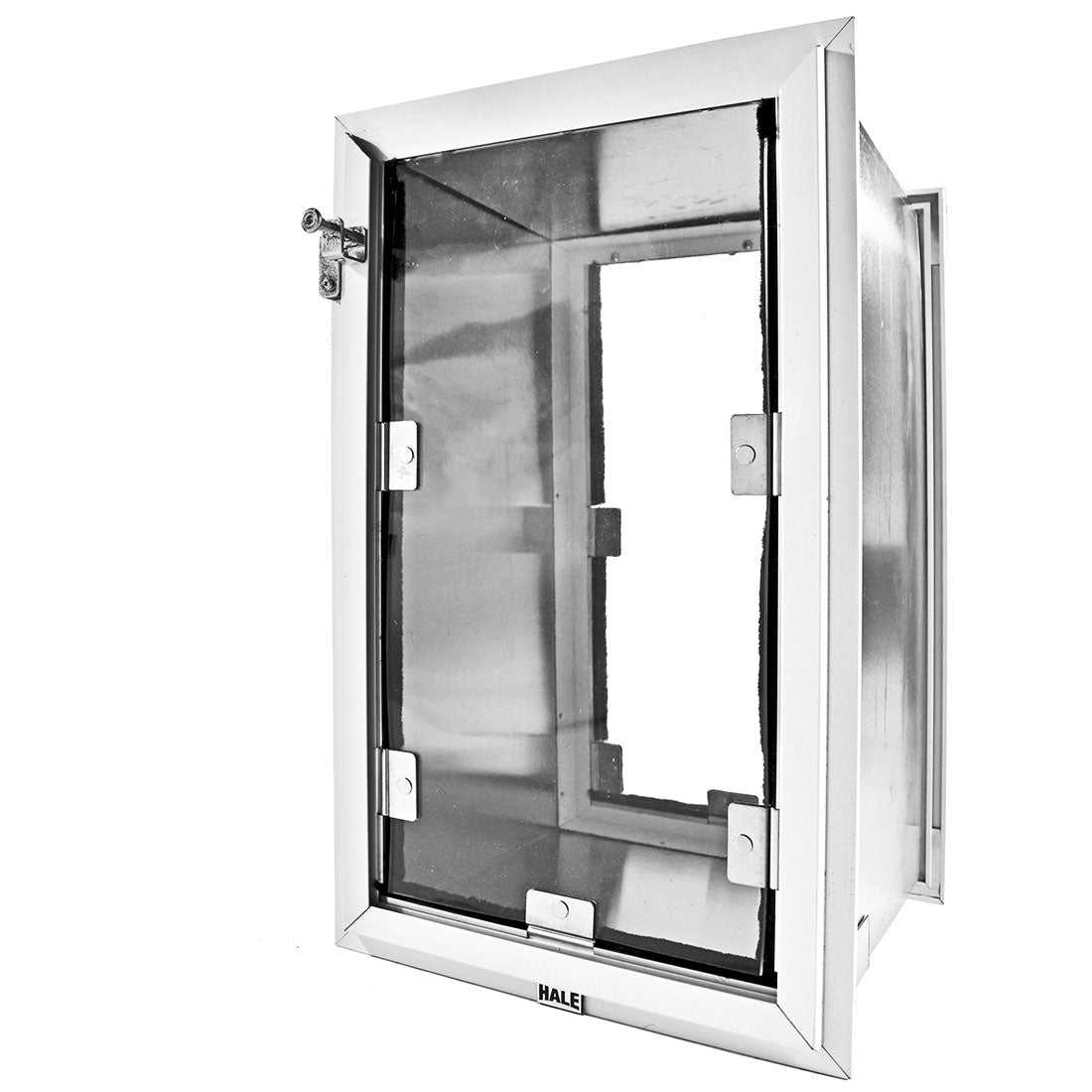 The Hale Pet Door for walls is a double flap pet door whose magnetic seal make it a great weatherproof dog door.