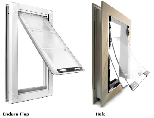 Endura Flap dog doors and Hale doggie door options